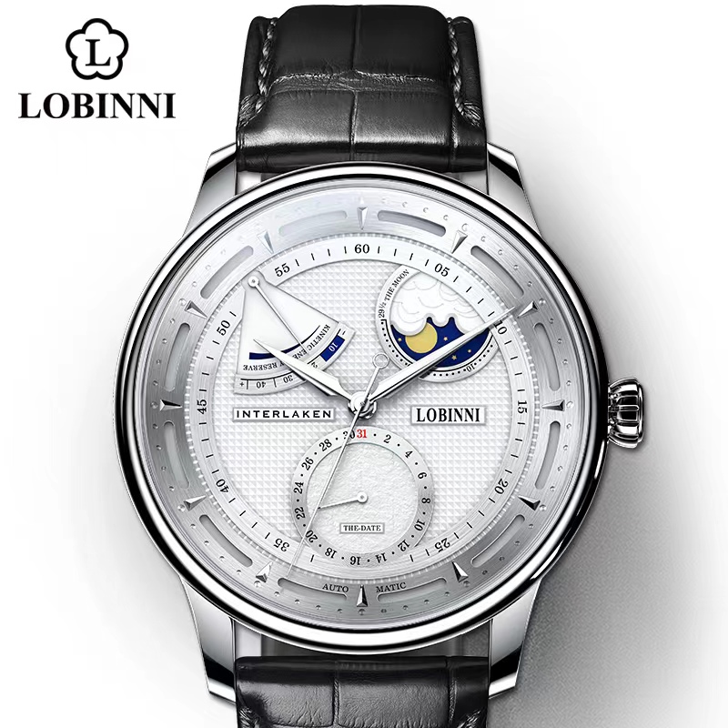 Reloj Lobinni Moon Phase Seagu - Omega Watch Constellation reseña y precio