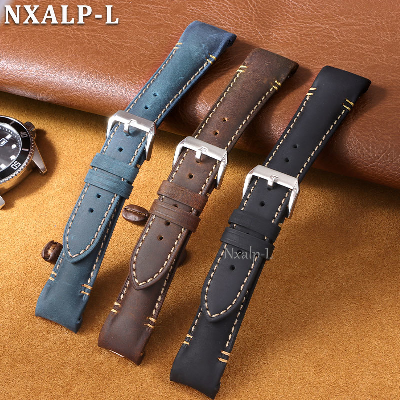 Correa de Reloj de Cuero Encer - Curved Spring Bar reseña y precio