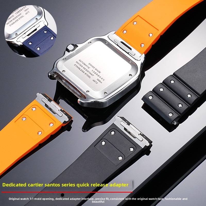 Correa de caucho fluorado Prem - Suede Strap Watch reseña y precio