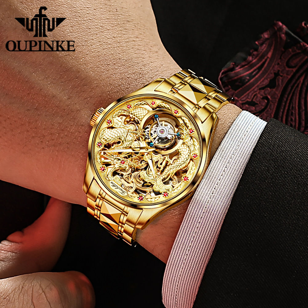 100% Golden Dragon OUPINKE 317 - Omega Watch Constellation reseña y precio