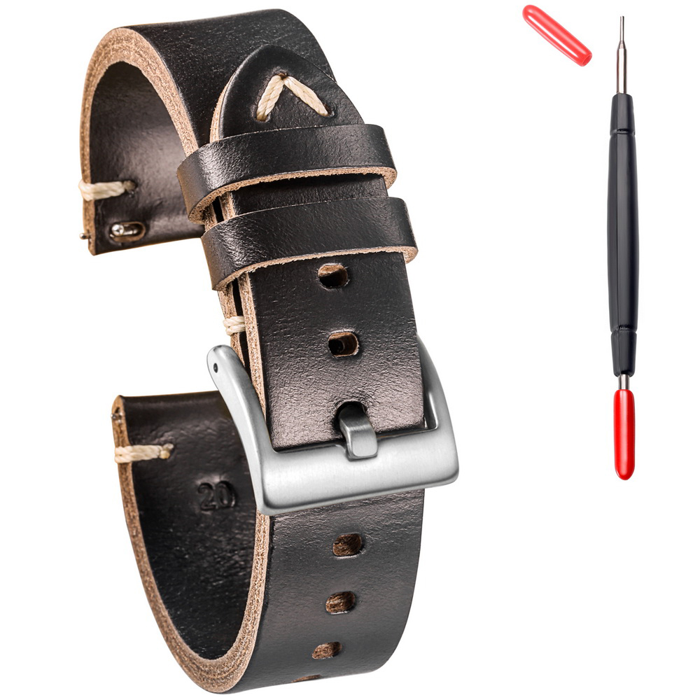 Hemsut-correas de reloj de cue - Suede Strap Watch reseña y precio