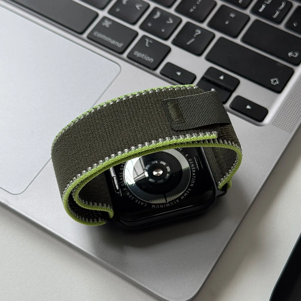 Correa de nailon color burdeos - Sport Loop Velcro reseña y precio
